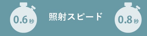 オーパスビューティ―03 power pro 旧製品との比較　照射スピード